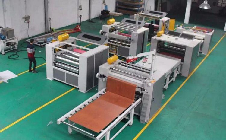 Mga wrapping machine para sa wood-based na materyales