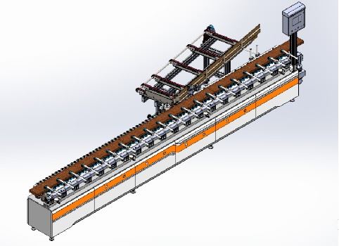 PUR Profile Wrapping Machine